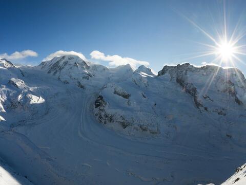Third-longest glacier in the Alps