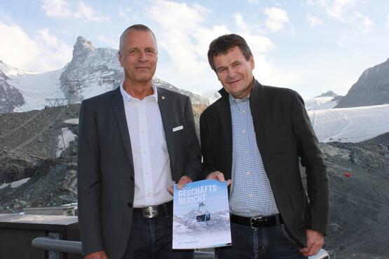 CEO Markus Hasler and Chairman Franz Julen