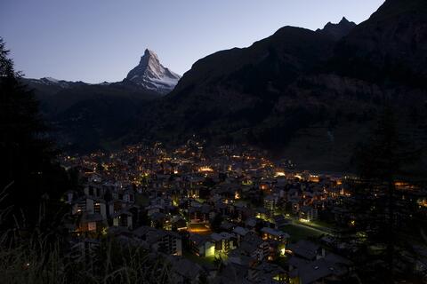 Dorf Zermatt_Nacht